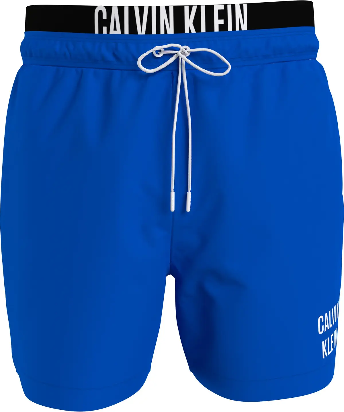 Calvin Klein MEDIUM DOUBLE WAISTB Erkek Mavi Deniz Şortu