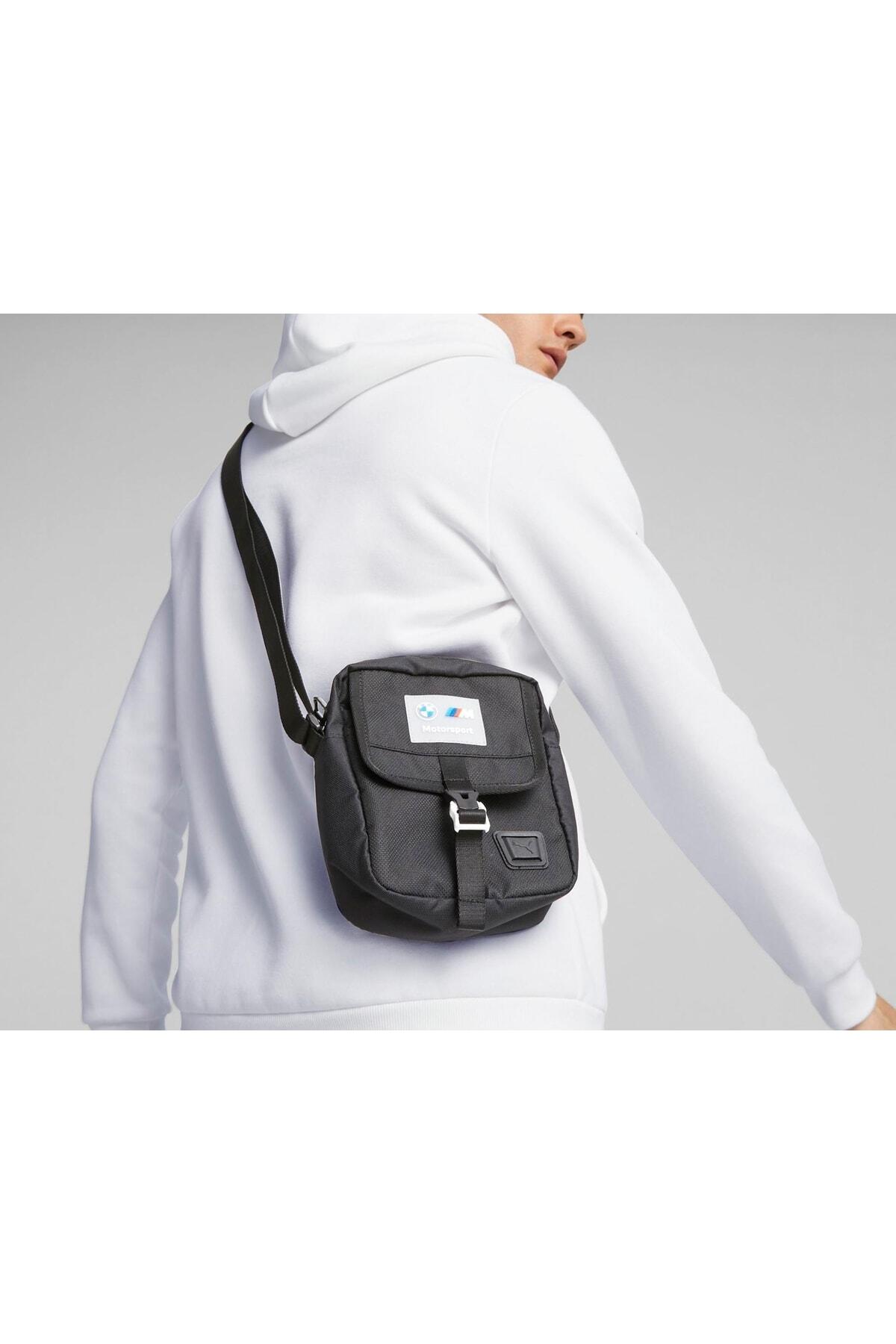 Puma BMW M Motorsport Portable Siyah Erkek Omuz Çantası