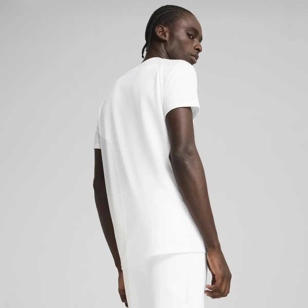 PUMA EVOSTRIPE Tee Beyaz Erkek T-Shirt