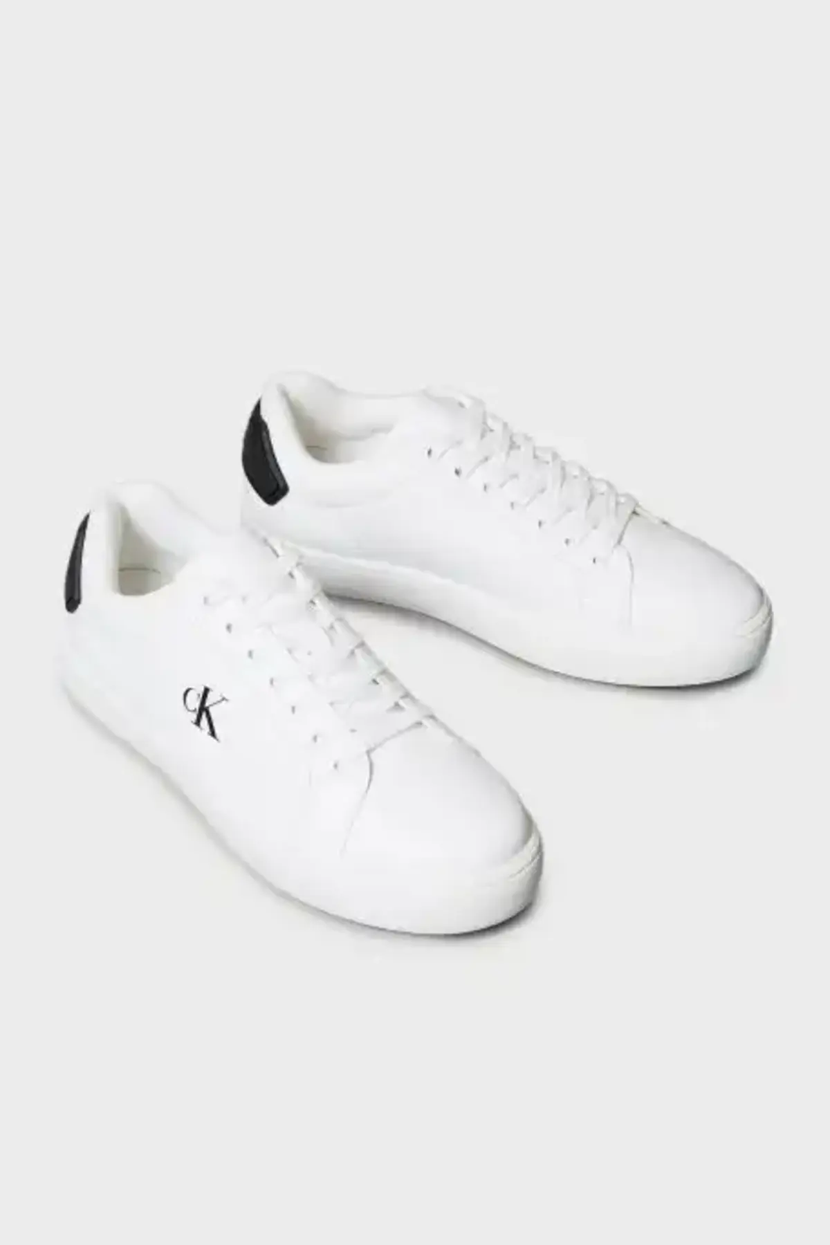 Calvin Klein CLASSIC CUPSOLE RU PATCH LTH Beyaz Erkek Günlük Spor Ayakkabı