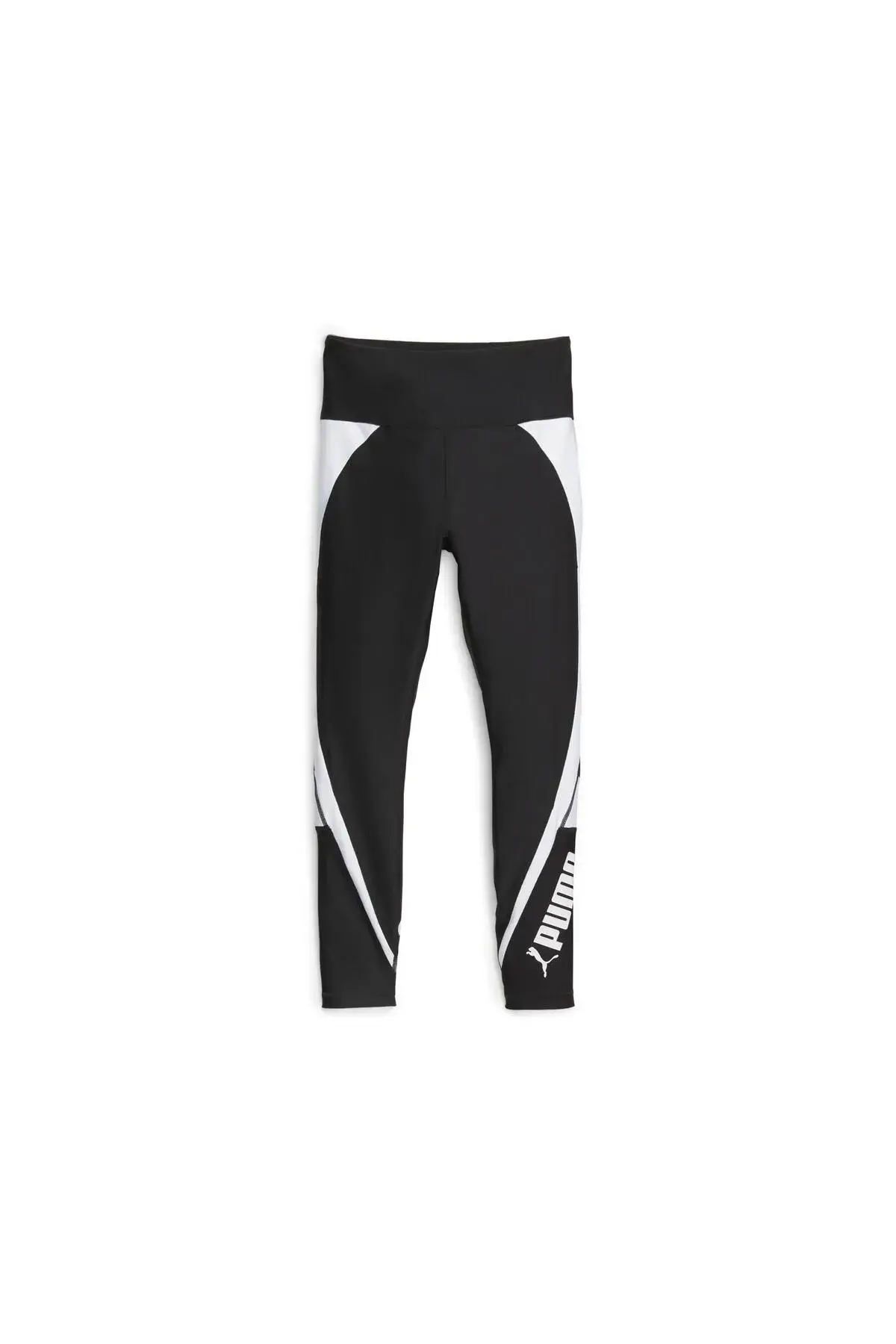 Puma Fit HW 7/8 Eversculpt Colorblock Tight Siyah Kadın Tayt