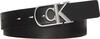 Calvin Klein CURVE MONOGRAM BUCKLE 32MM REV Gri Erkek Kemer Calvin Klein CURVE MONOGRAM BUCKLE 32MM REV Gri Erkek Kemer