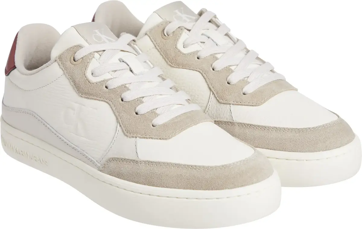 Calvin Klein CLASSIC CUPSOLE MG W, 0LH Krem Erkek Spor Ayakkabı & Sneaker