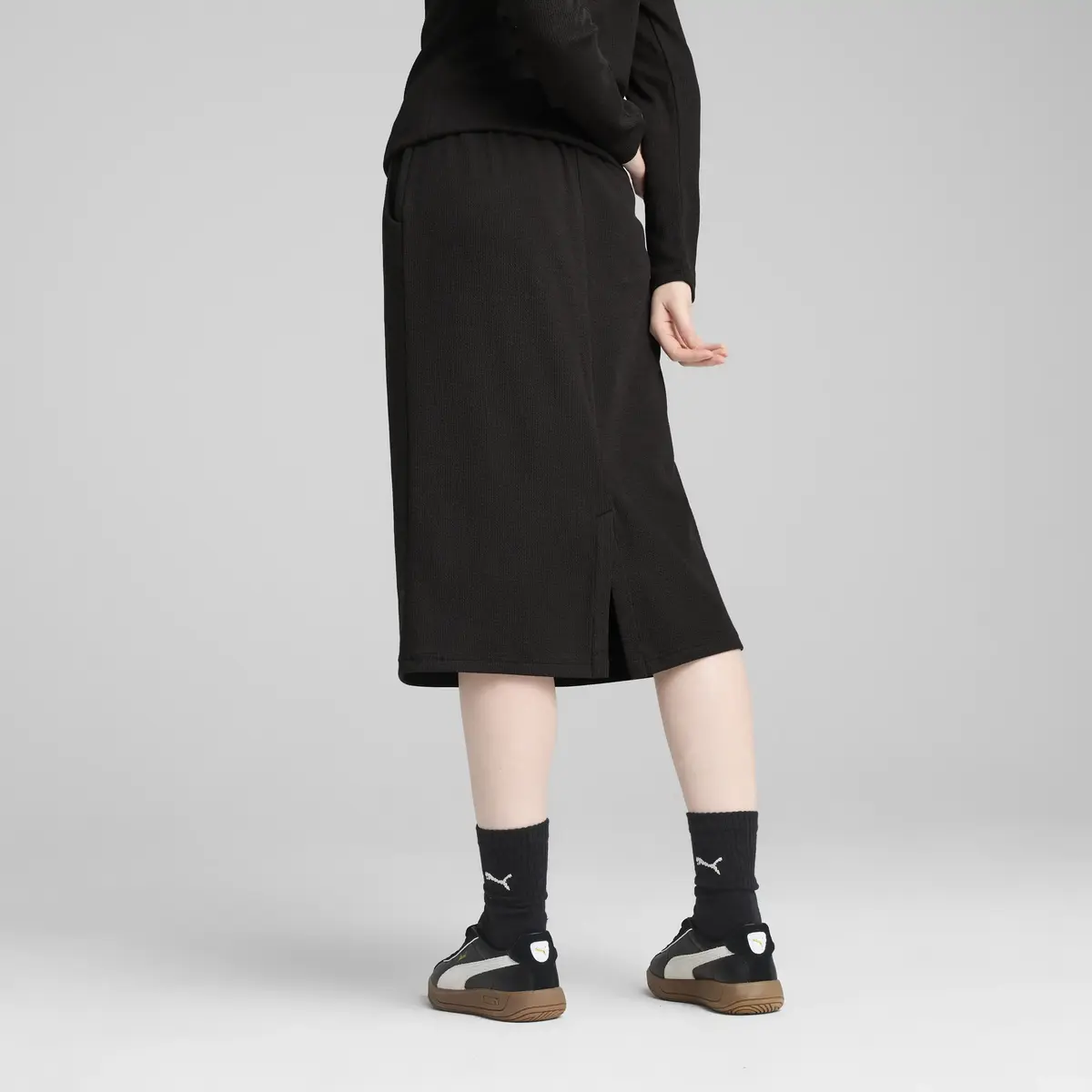 Puma HER Skirt Siyah Kadın Elbise-Etek