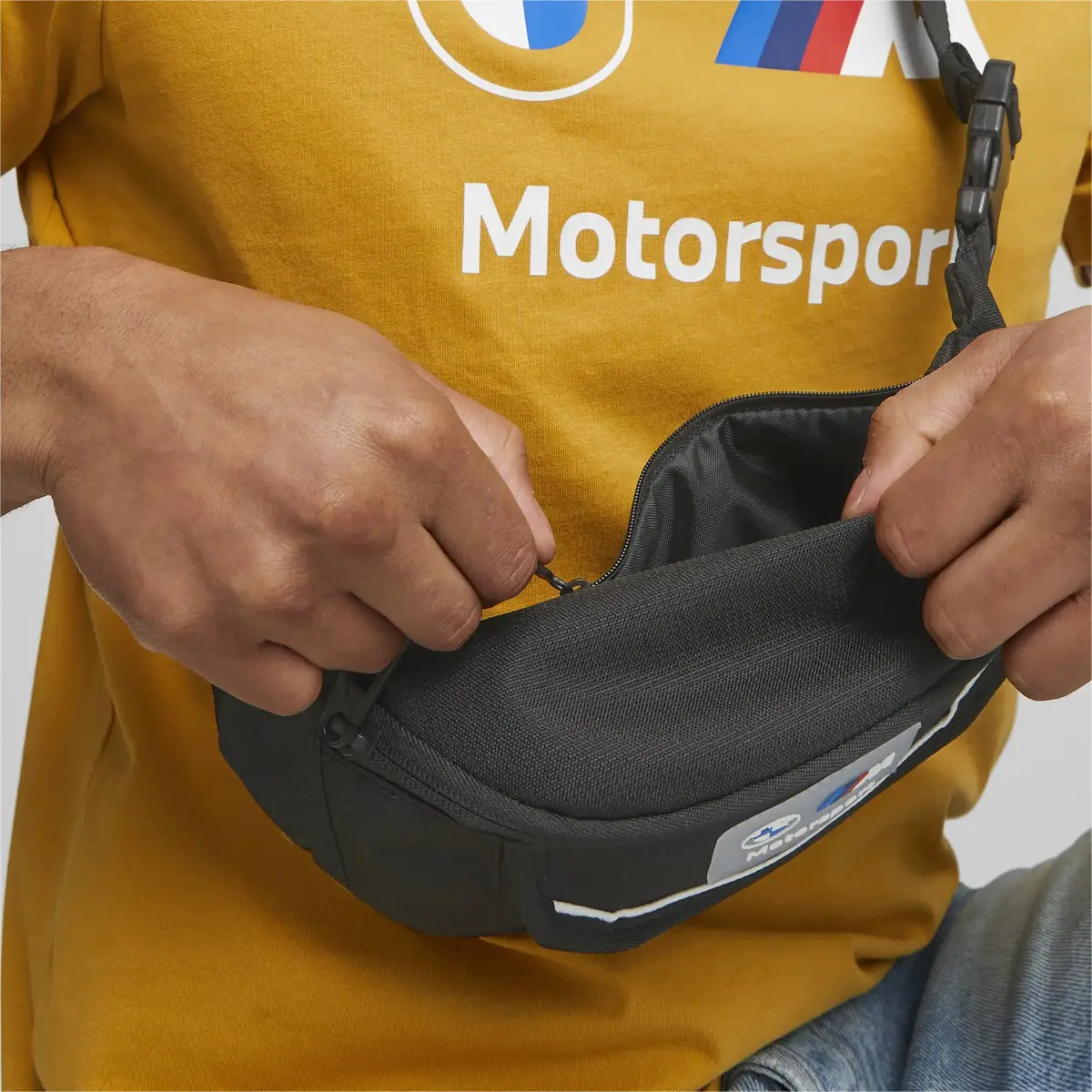 Puma BMW MMS Waist Bag Erkek Siyah Bel Çantası