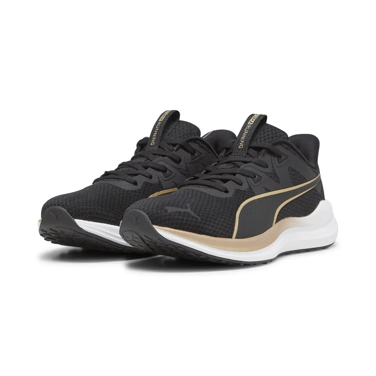Puma Reflect Lite Molten Metal Siyah Kadın Günlük Spor Ayakkabı