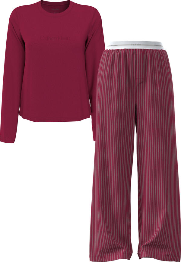 Calvin Klein LS PANT SET HOLIDAY Kadın Eşofman Takımı