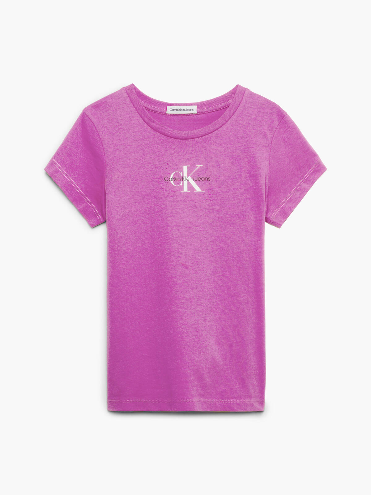 Calvin Klein MICRO MONOGRAM TOP Kadın Pembe T-Shirt