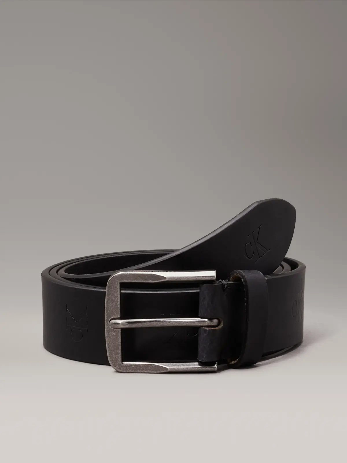 Calvin Klein CLASSIC FLAT LTHR BE Erkek Siyah Kemer
