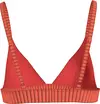Calvin Klein TRIANGLE FIXED-RP Kadın Kırmızı Bikini Üstü