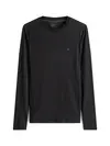 Tommy Hilfiger PERFORMANCE LS TEE, BDS Siyah Erkek T-Shirt