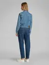 Calvin Klein CROPPED 90'S DENIM J, 1A4 Mavi Kadın Kot Ceket