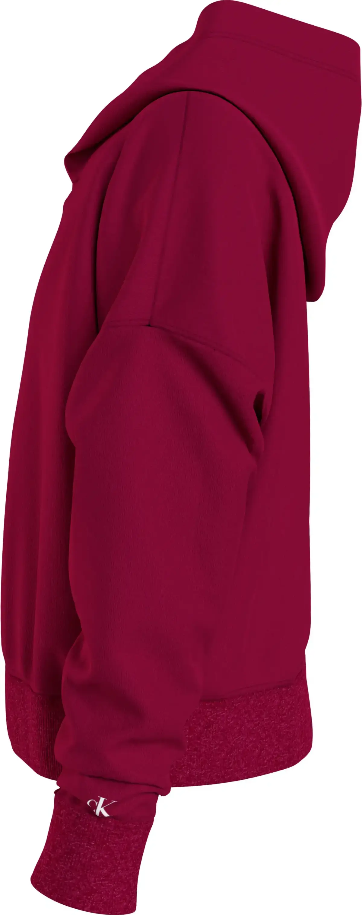 Calvin Klein CKJ LOGO BOXY HOODIE Kadın Kırmızı Hoodie