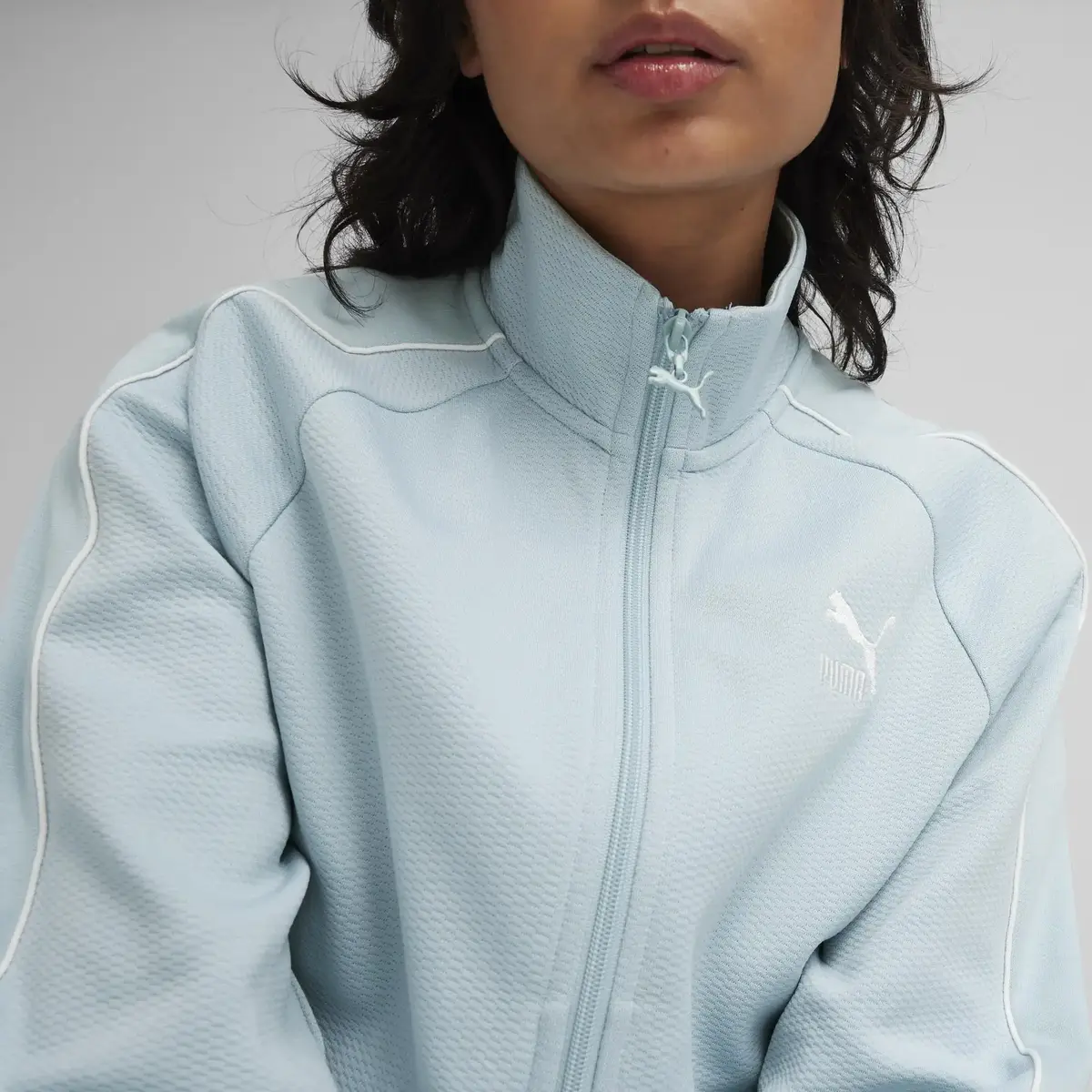 PUMA T7 Track Jacket Turkuaz Kadın Ceket