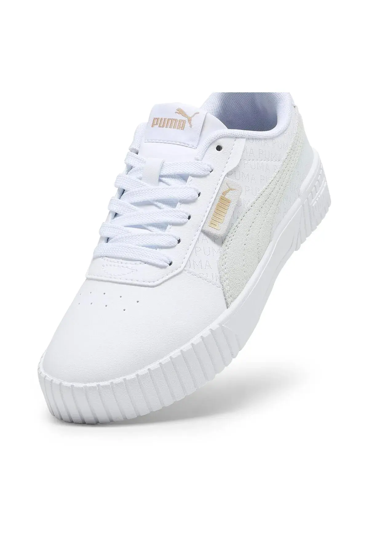 Puma Carina 2.0 Logobsession Beyaz Kadın Günlük Spor Ayakkabı