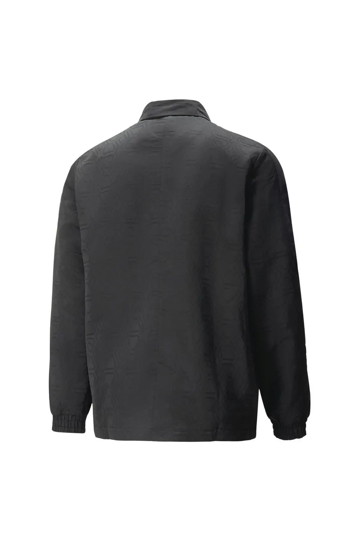 Puma LUXE SPORT T7 Woven AOP Jacket Siyah Erkek Fermuarlı Sweatshirt