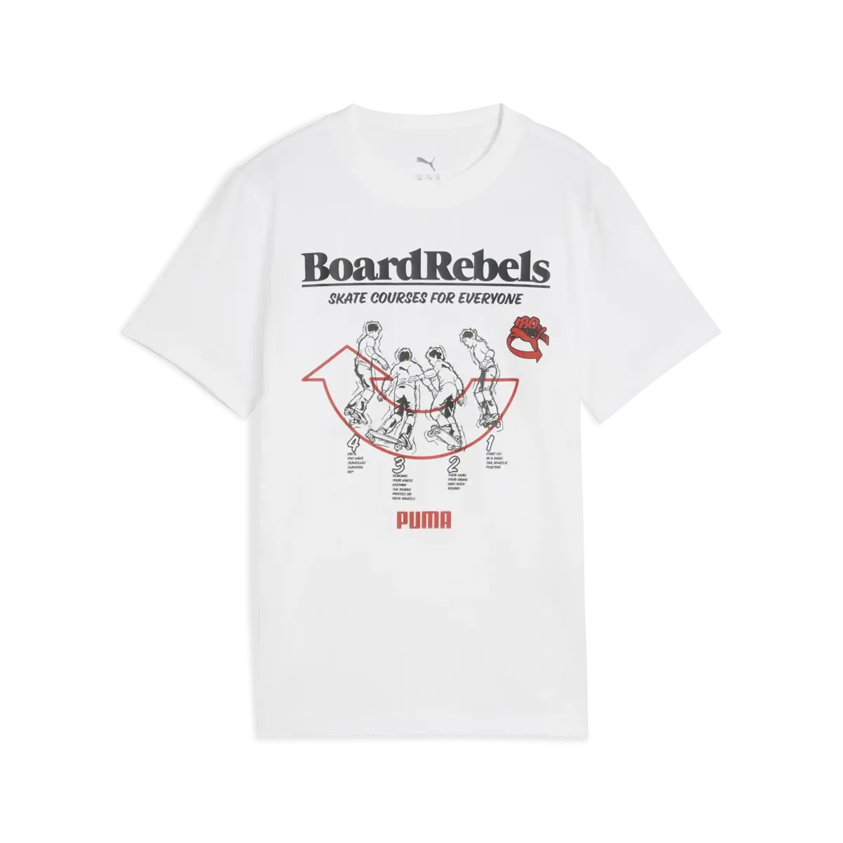 Puma MID90S Graphic Tee I Beyaz Unisex T-Shirt & Polo