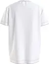 Calvin Klein PERFORATED GLOW MONO Erkek Beyaz T-Shirt