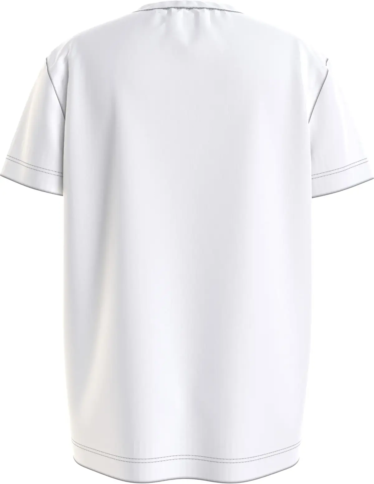 Calvin Klein PERFORATED GLOW MONO Erkek Beyaz T-Shirt