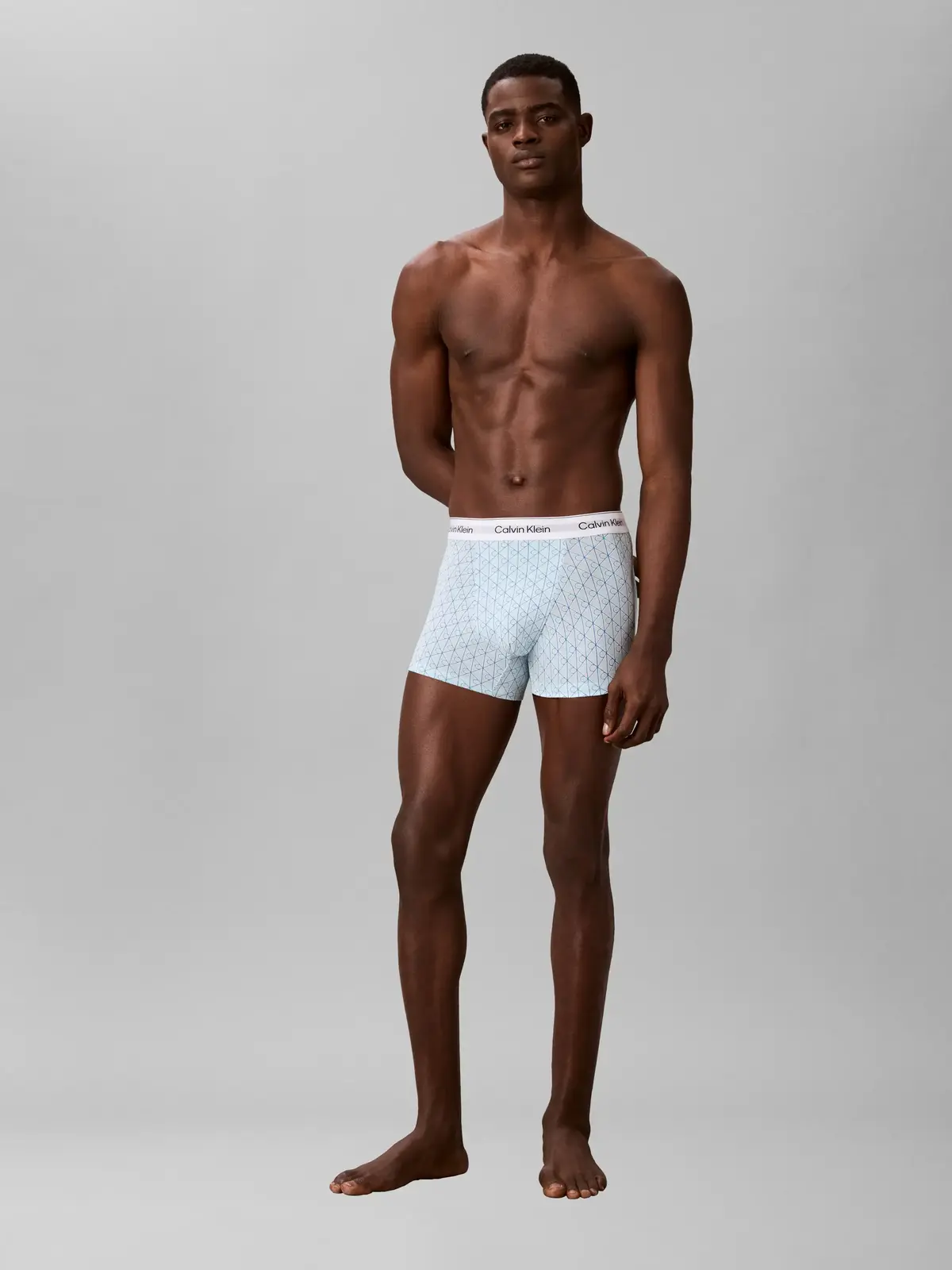 Calvin Klein RELAXED FIT TRUNK 3P Mavi Erkek 3lü Boxer