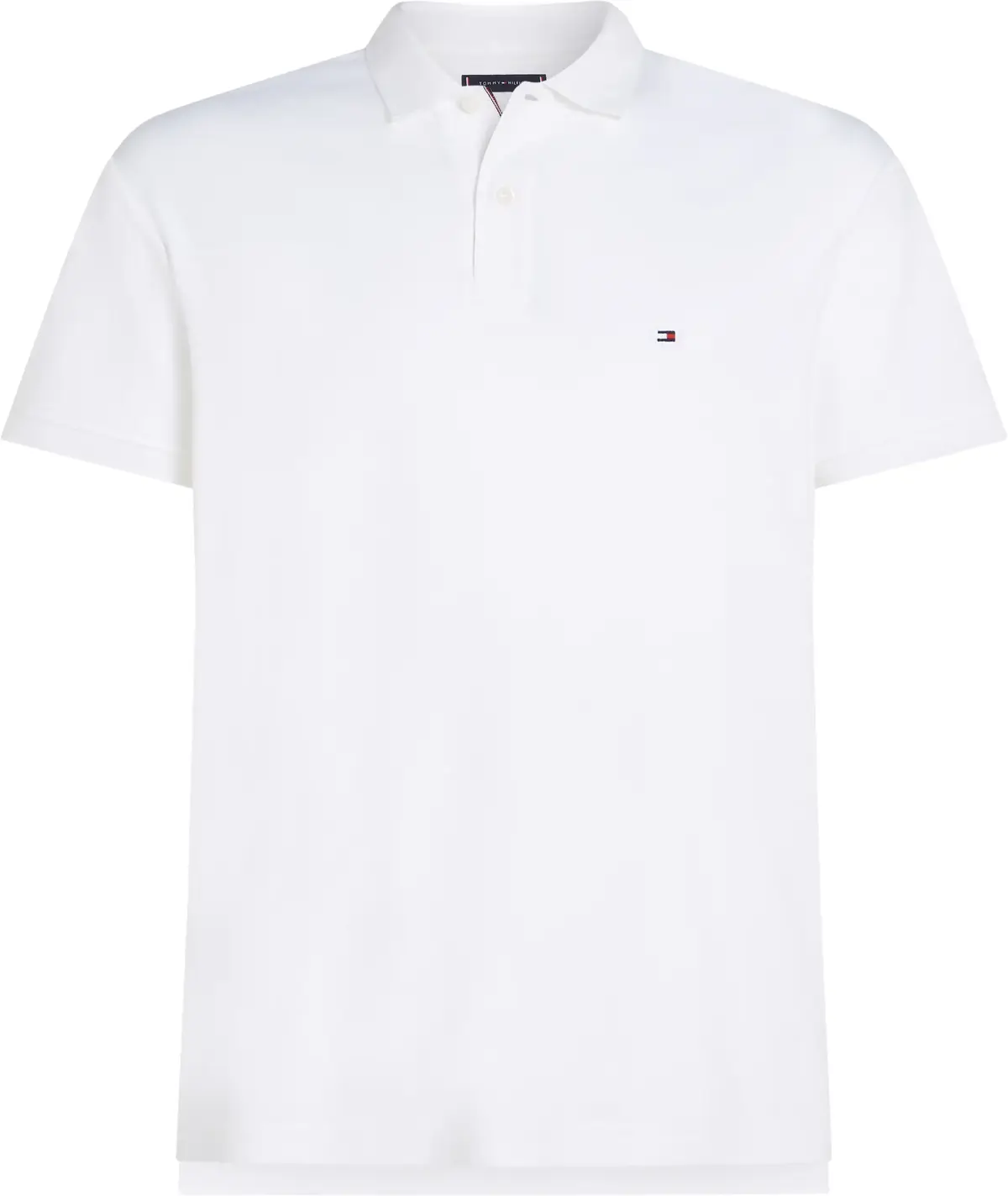 Tommy Hilfiger INTERLOCK PLACKET IN, YBR Beyaz Erkek T-Shirt & Polo