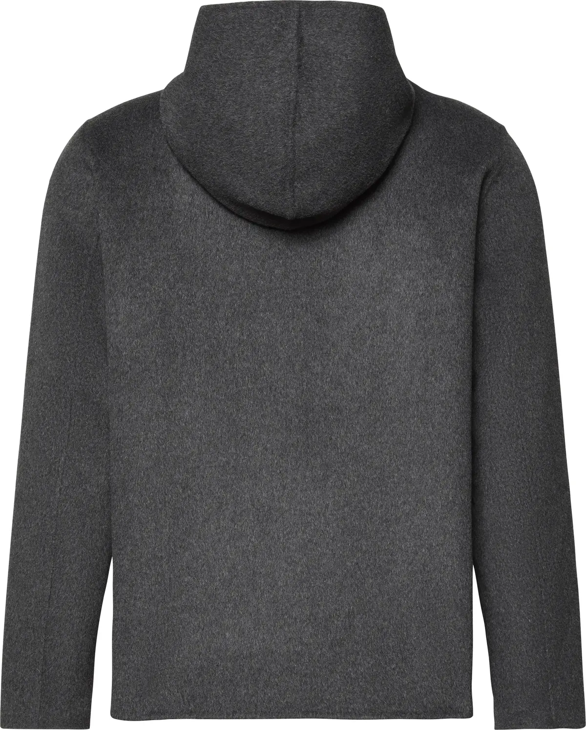 Calvin Klein LS DOUBLE FACE WOOL HOODED JKT Erkek Gri Fermuarlı Sweatshirt