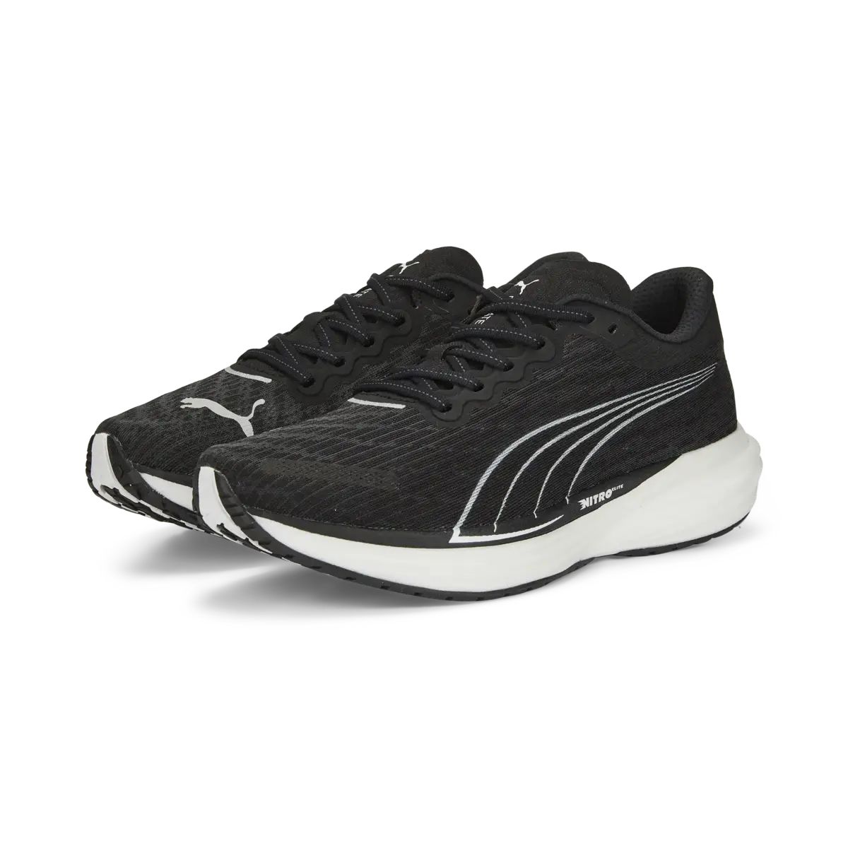 Puma Deviate NITROTM2 Siyah Erkek Yürüyüş ve Koşu Ayakkabısı