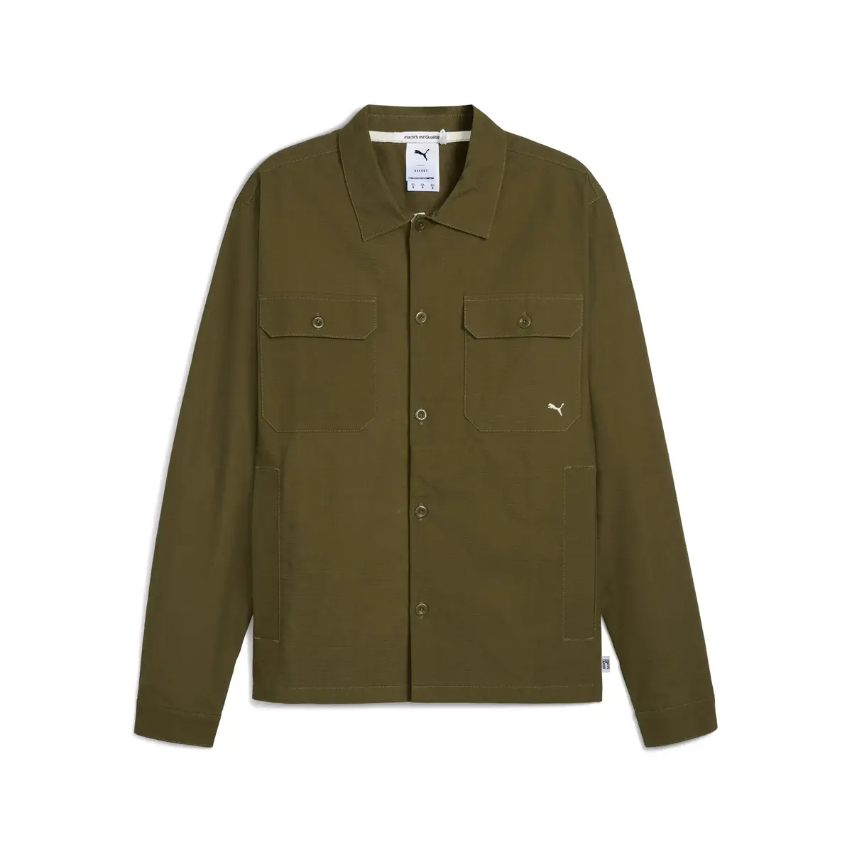 PUMA MMQ Ripstop Overshirt Yeşil Erkek Ceket