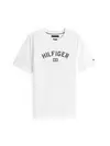 HILFIGER FLOCK TEE, YBR