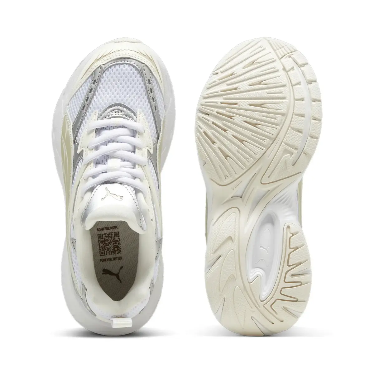 Puma Morphic Metallic Wns Beyaz Kadın Günlük Spor Ayakkabı