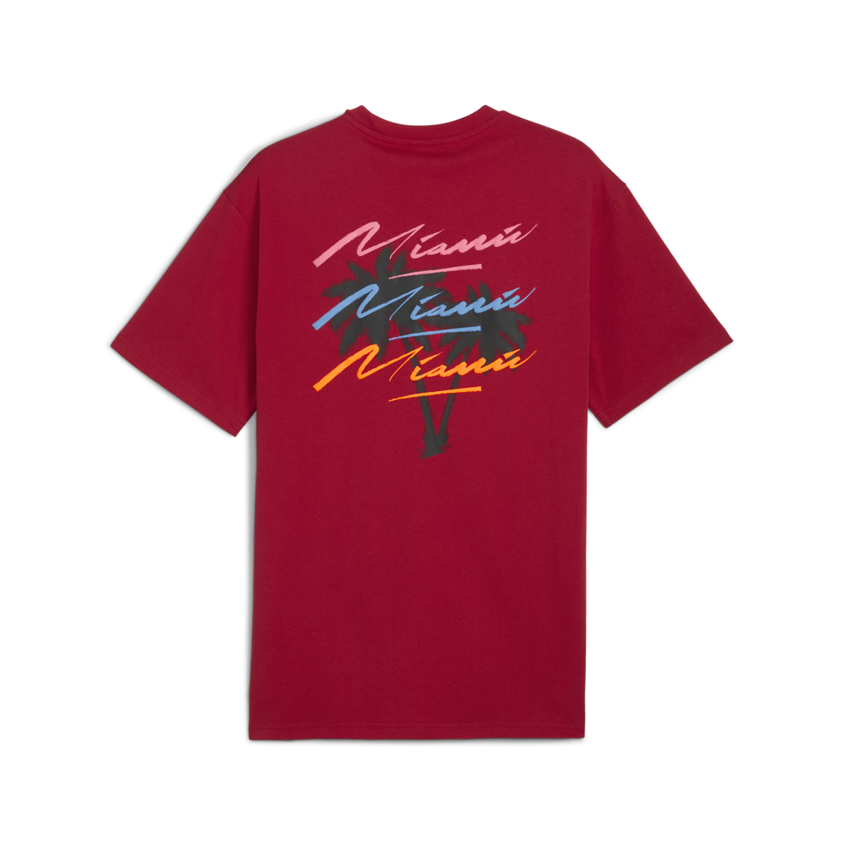 Puma Ferrari Miami Graphic Tee Kırmızı Erkek T-Shirt