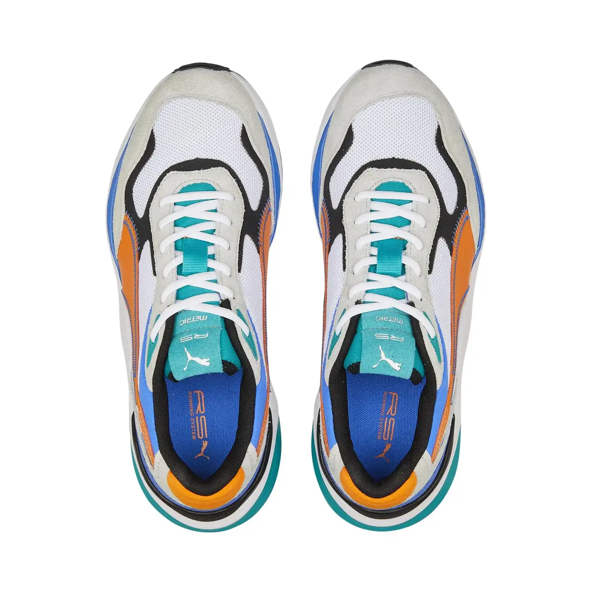 Puma Rs-Metric Beyaz-Çok Renkli Erkek Günlük Spor Ayakkabı