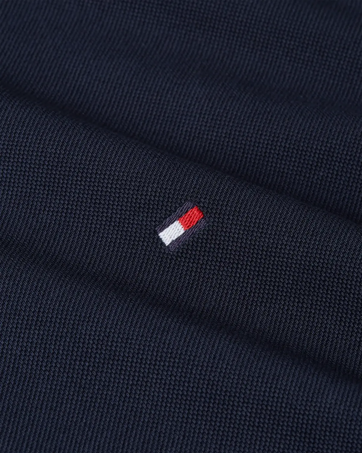 Tommy Hilfiger HIDDEN PLACKET REG P, DW5 Siyah Erkek T-Shirt & Polo