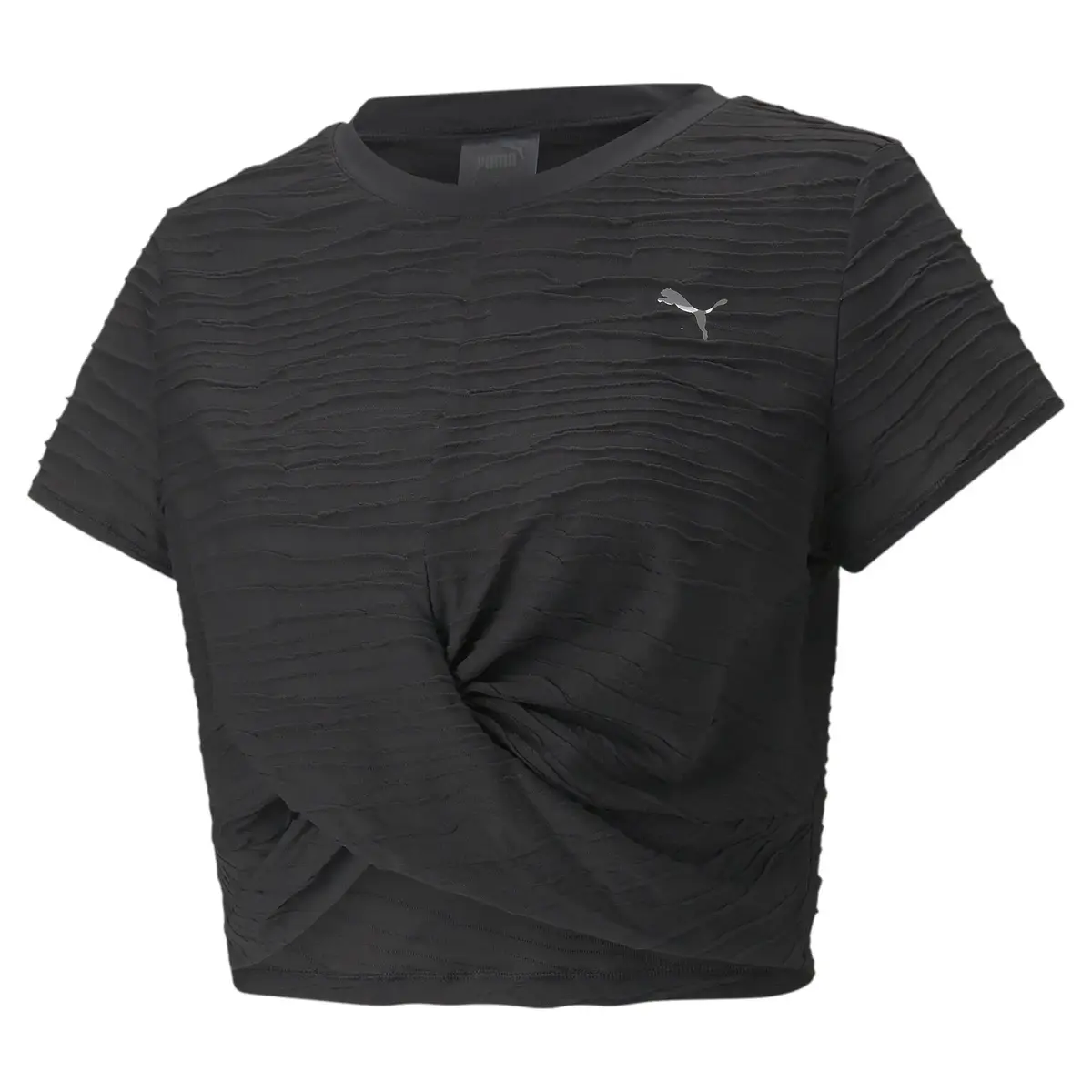 Puma STUDIO SKIMMER TEE Siyah Kadın T-Shirt