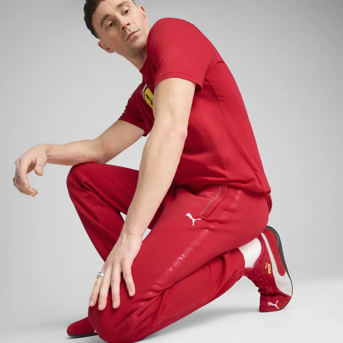 PUMA Ferrari Race Sweatpants Kırmızı Erkek Eşofman Altı