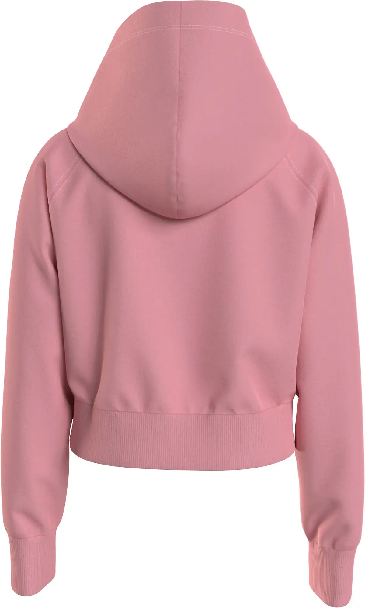 Calvin Klein MONOGRAM OFF PLACED Kadın Pembe Hoodie