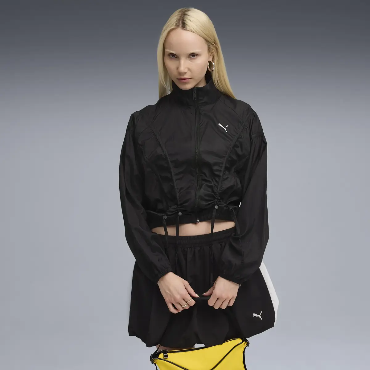 Puma DARE TO Jacket Siyah Kadın Fermuarlı Ceket