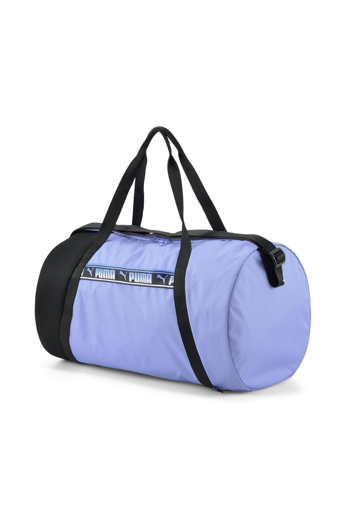 Puma AT ESS Barrel Bag Mor Kadın Spor Çantası
