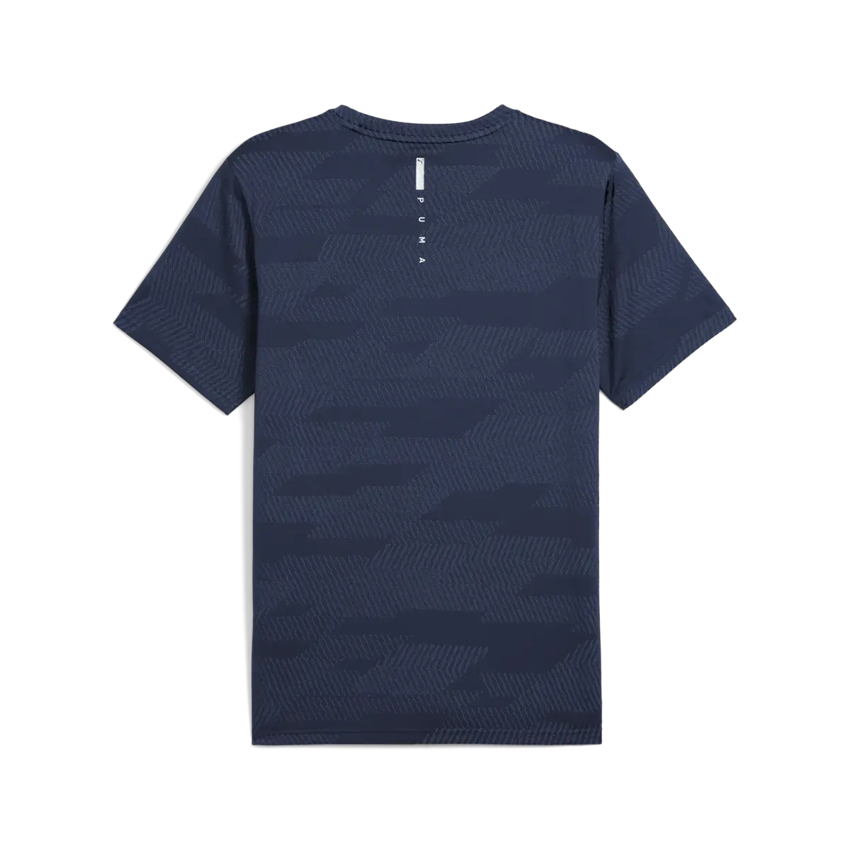 Puma M FLEX JACQUARD TEE Lacivert Erkek T-Shirt & Polo