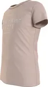 Calvin Klein METALLIC BOX SLIM FI Kadın Kahverengi T-Shirt