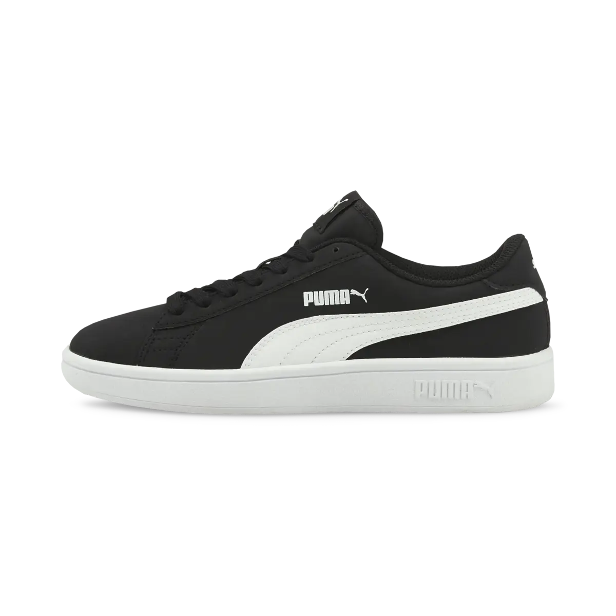 Puma Smash v2 Buck Jr Black-Wh Erkek Spor Ayakkabı & Sneaker