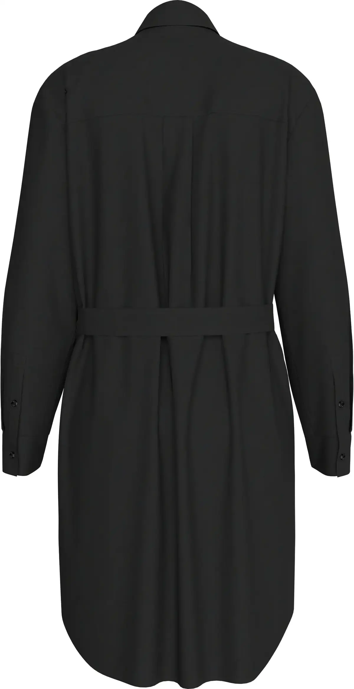 Calvin Klein LYOCELL SHIRT DRESS, BEH Siyah Kadın Elbise-Etek