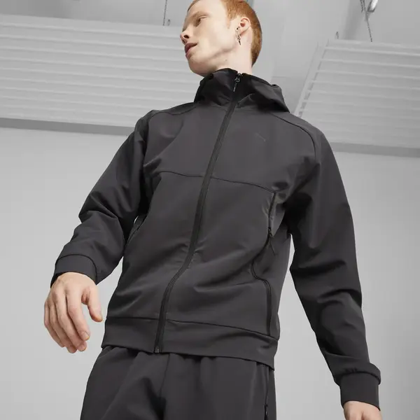 PUMATECH Track Jacket WV Siyah Erkek Fermuarlı Ceket
