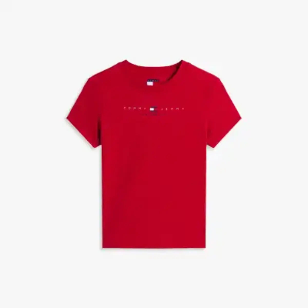 Tommy Hilfiger TJW SLIM TJ US LINEA, XLE Kırmızı Kadın T-Shirt & Polo