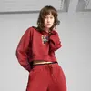 PUMA WARDROBE ESS Graphic Crew Kırmızı Kadın Sweatshirt