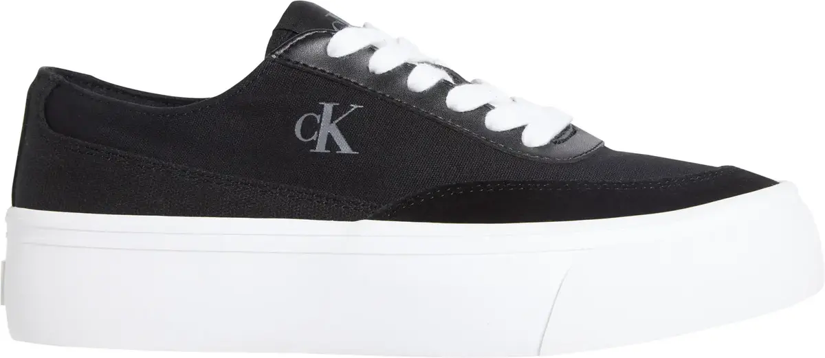 Calvin Klein VULC FLATFORM LOW CV, 0GM Siyah Kadın Spor Ayakkabı & Sneaker