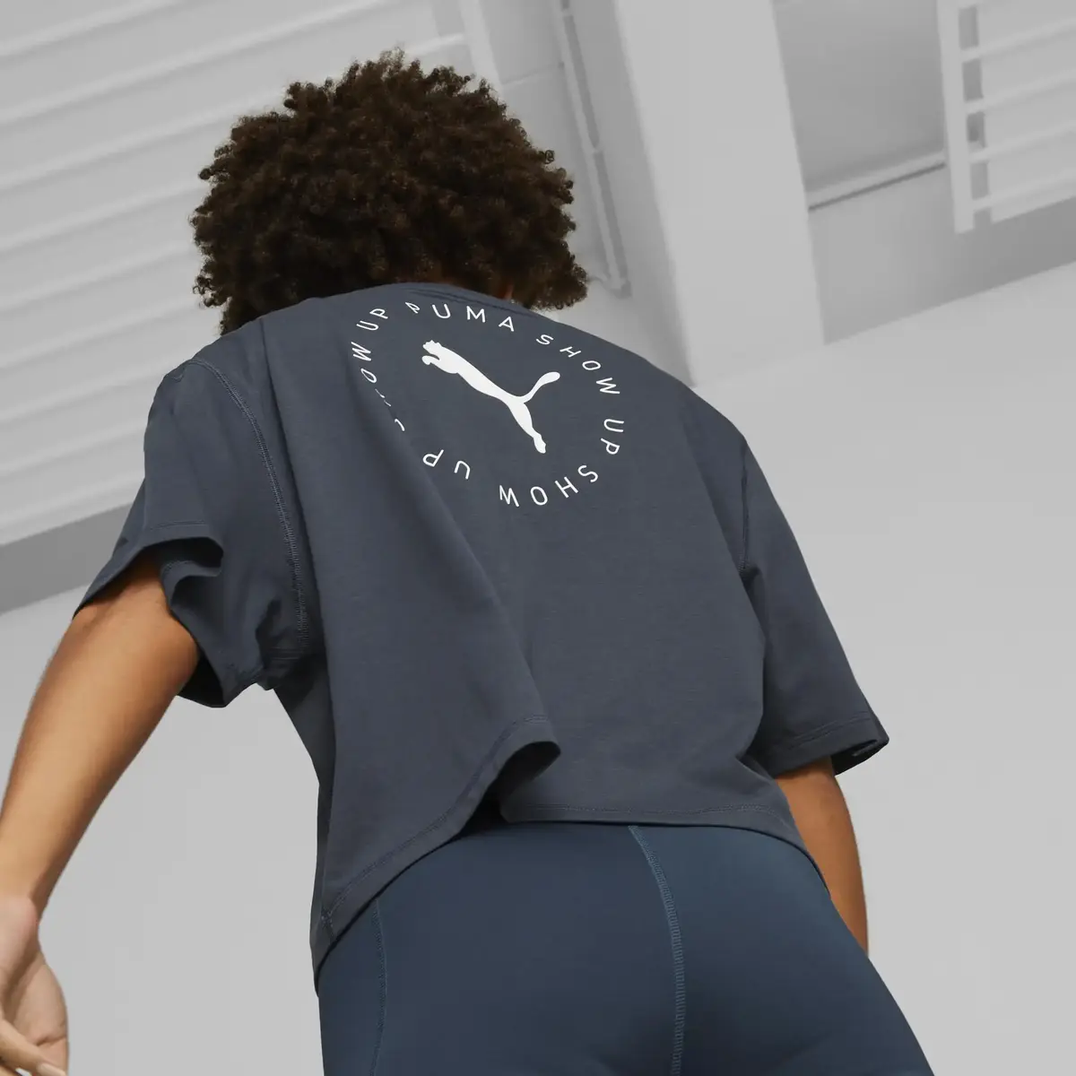 Puma Womens Graphic Tee Show Siyah Kadın T-shirt