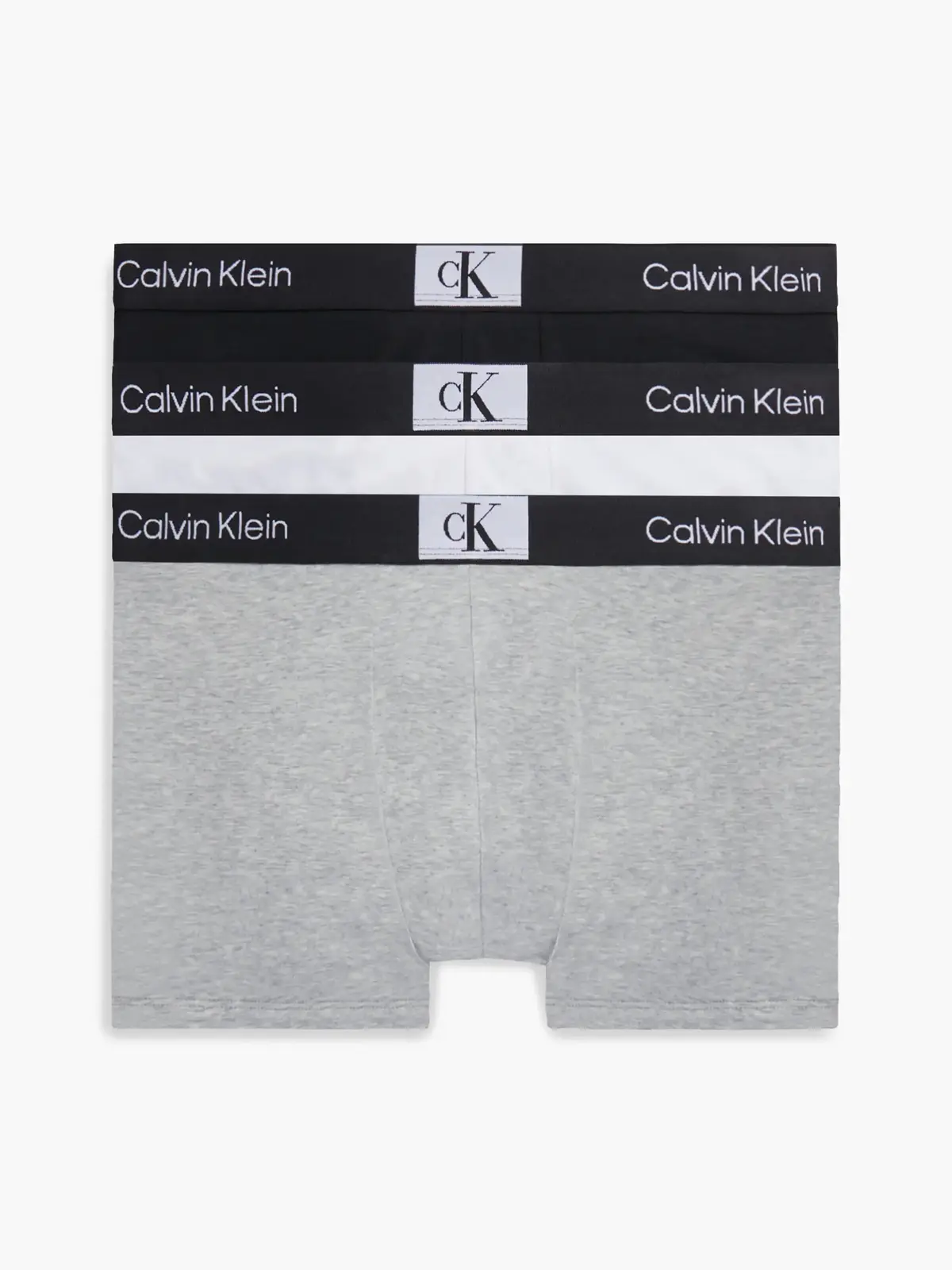 Calvin Klein TRUNK 3PK Erkek Gri Boxer Set