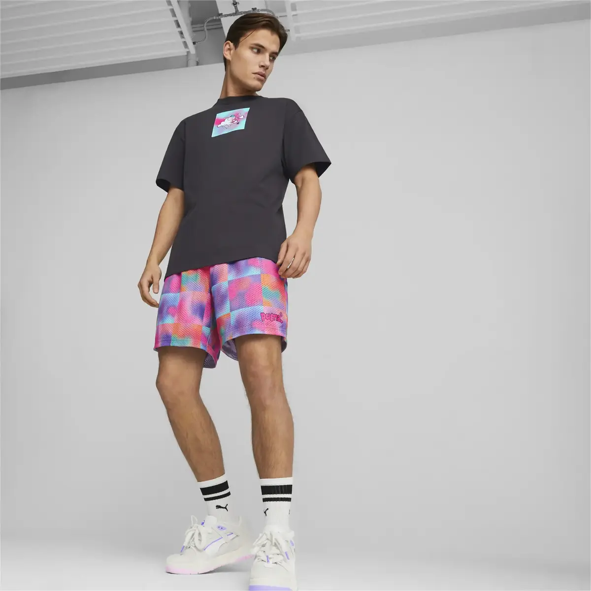 Puma PUMA X 8ENJAMIN Tee Siyah Erkek T-Shirt