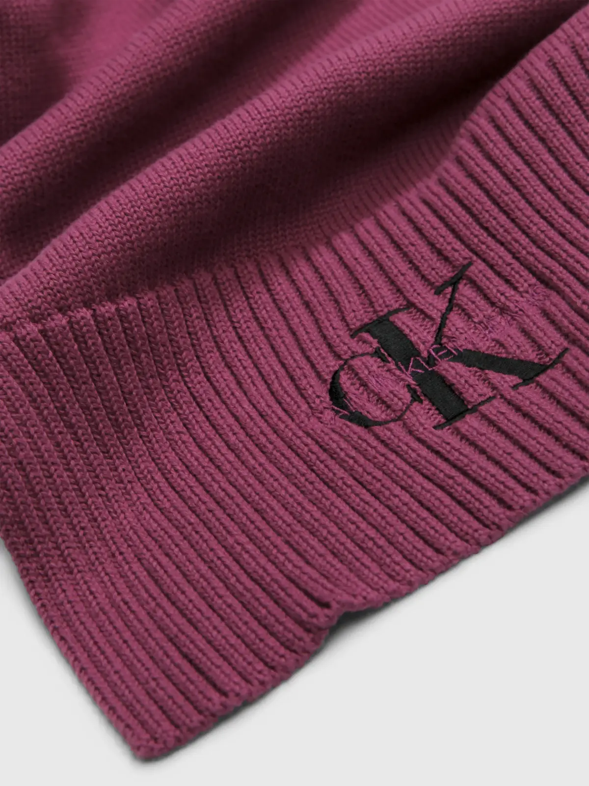 Calvin Klein MONOLOGO EMBRO KNIT Kadın Pembe Atkı